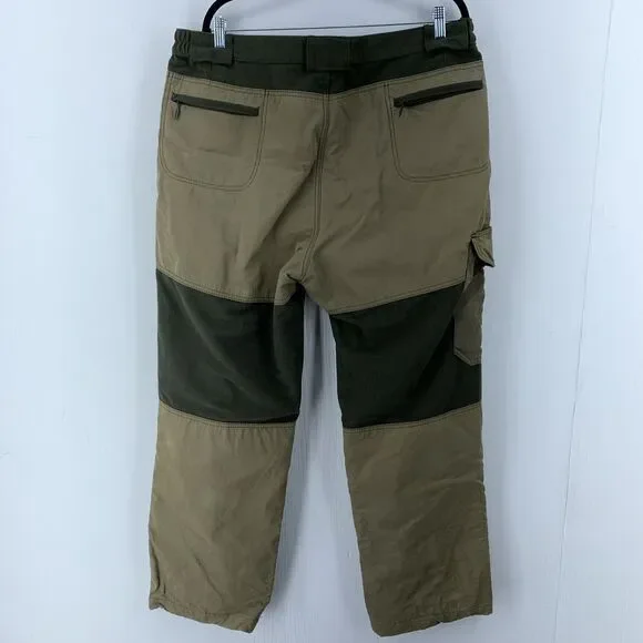 Rascher Loden Mens 38 EU58 Brush Briar Pants Hunting Outdoor Cargo Lined Gorp